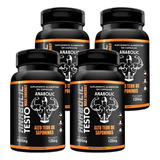 Kit 4 Tribus Anabolic Testo Alto Em Saponinas 120 Cápsulas