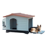 Casa Para Perro Grande Con Doble Acceso Termica 