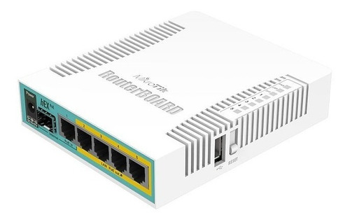 Mikrotik Hex Poe 5 Gigabit 1 Sfp 4 Poe Out Cpu 880 Mhz Usb