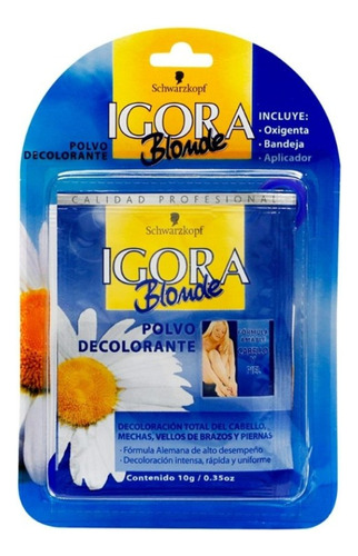 Polvo Decolorante Igora Blonde 10 Gr - g a $403