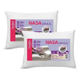 Kit Com 2 Travesseiros Duoflex Nasa Cervical 50x70cm