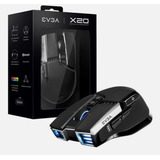 Mouse Evga X20 - Black 16000 Dpi 10 Botones