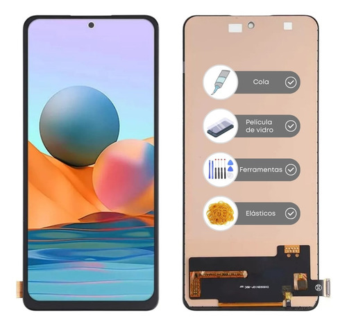 Frontal Tela Display Touch P/ Redmi Note 10 Pro 4g + Brindes