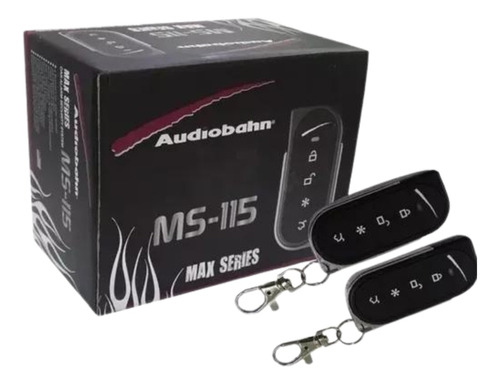 Alarma Para Auto Audiobahn Ms115+ 2 Seguros Y 3 Relevadores 