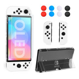 Kit De 9 Accesorios Funda Para Nintendo Switch Oled Estuche