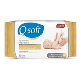 Q-soft Premium Toallitas Humedas Oleo Calcáreo X40