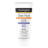 Neutrogena Clear Face Liquid Lotion Sunscreen With Spf 50, 3