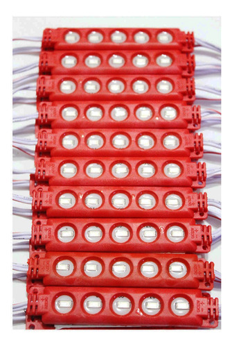 100 Modulos 5 Led 5730 Plastico 12v Ultrabrillantes Ip65