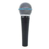 Microfono Moon M59 Dinamico Metalico Con Cable Y Pipeta Cjf