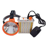 Foco Led Largo Alcance Linterna Minera Usb Camping 500w