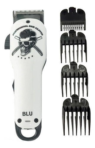 Cortadora De Pelo Blu Y4 Blanca 100v/240v