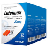 Luteína 3x60 Cápsulas Maxinutri # Para Saúde Dos Olhos