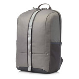 Mochila Hp Commuter Backpack 15.6 Pulgadas Con Reflejante Color Gris Diseño De La Tela Liso