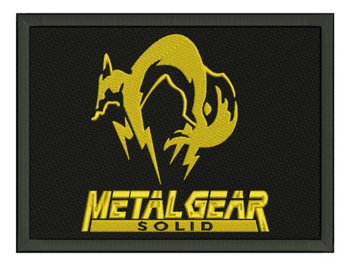 771 Fox Metal Gear Parche Bordado 