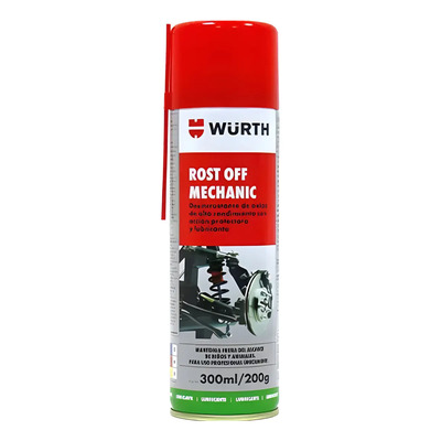 Rost Off Mechanic Desincrustante De Oxido Würth 300 Ml Color Amarillo Claro | MercadoLibre