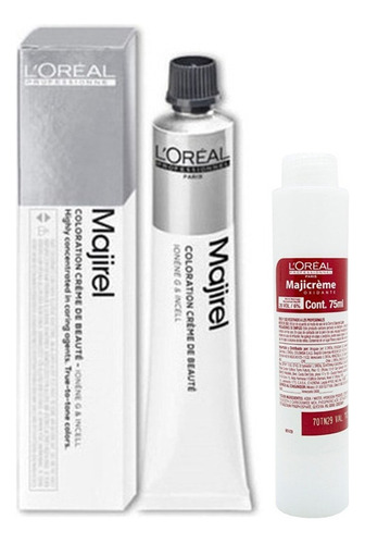 Tintura Majirel Loreal Profesional Crema Oxidante 75 Ml X6