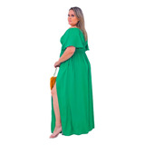 Vestido Longo Plus Size Ciganinha Coleção Verão 2022