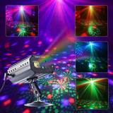 Luces Para Fiestas Rgb 3 Lentes Dj Disco Stage Laser Lig...