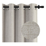 100 Blackout Curtains Linen Textured Blackout Curtains ...