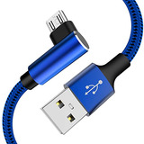 Cable Micro Usb Ctreey De 90 Grados En Ángulo Recto [paquete