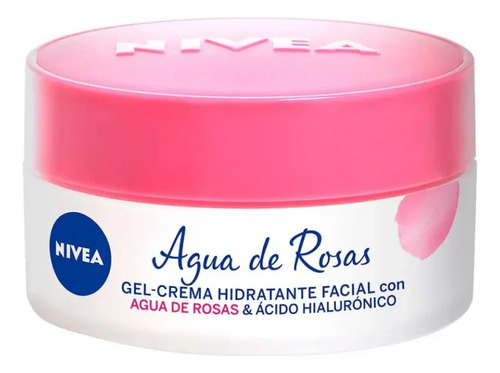 Gel Crema Hidratante Facial Nivea Rosas.hialurónico 50 Ml