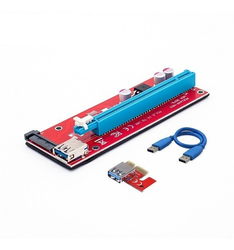 Tarjeta Vertical Riser Btc Usb 3.0 V007s Miner 1-16x Rig