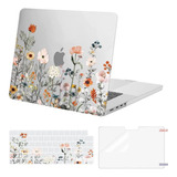 Funda Carcasa Para Macbook Pro 16 A2485, Floral/rigida