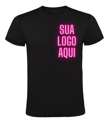 Camiseta De Empresa Personalizada Uniforme Com Sua Logo