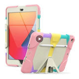 Funda Uso Rudo Pastel + Mica Cristal Para iPad Mini 1 A1432