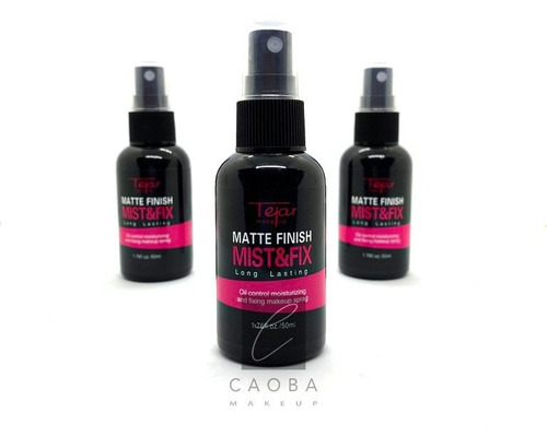 Fijador Maquillaje Matte Finish Oil Control Larga Duración