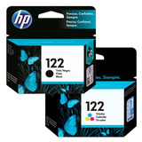 Kit De Cartuchos Hp 122 Negro + Color 3050 2050 Original