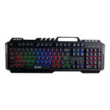 Teclado Gamer Rgb Usb  C/suporte P/celular Kaos Eg210/evolut