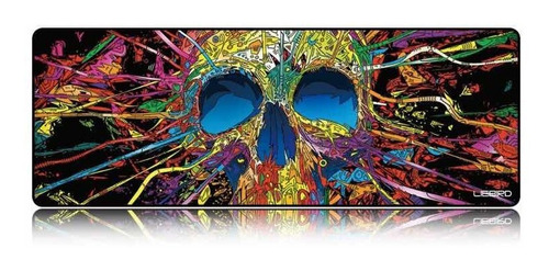 Mouse Pad Extended Xxl Gaming Skull Texturizado