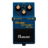 Pedal De Efecto Boss Waza Craft Blues Driver Bd-2w  Azul