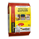 Argamassa P/ Tijolos E Placas Refratárias 5kg Quartzolit