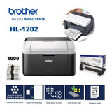 Impresora Brother 1202 Laser Hl-1200 Color Negro/blanco