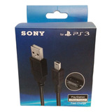 Cable Usb Para Joystick Play Station 3 Con Filtro 1.8mt