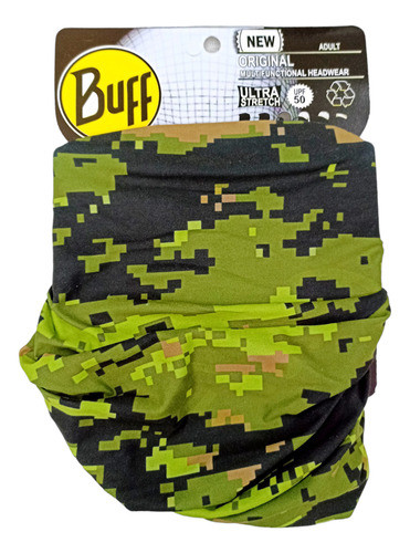 Bandana Táctica Tipo Buff Militar Pixeleadas Camuflaje