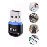 Mini Adaptador Bluetooth 5.3usb Audifonos/pc/tv/car