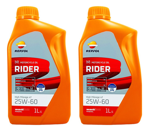 Aceite 25w-60 Mototaxi Repsol X2 L. Gratis Ticket De Aceite.