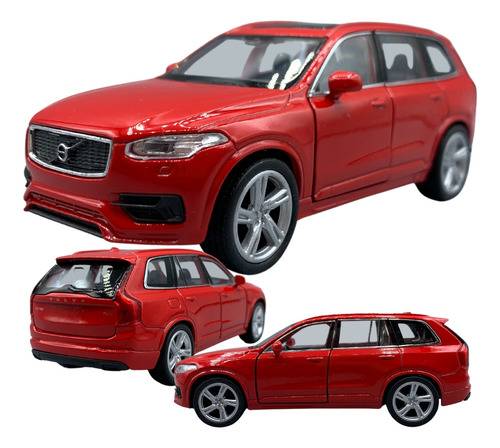 Miniatura Carrinho Volvo Xc 90 Ferro Coleção Fricção 