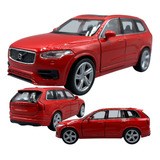 Miniatura Carrinho Volvo Xc 90 Ferro Coleção Fricção 