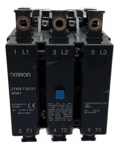 Contator Omron J7kn-110-21x001