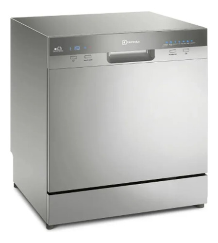 Lava-louças Electrolux 8 Serviços Ll08s Inox 220v Prática 