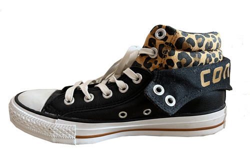 Converse Chuck Taylor All Star - Cuero Y Animal Print Únicas