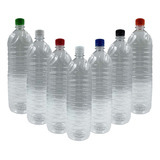 Botella Pet Ondas 1 Litro Para Agua Jugo Tapa Seguridad X 30