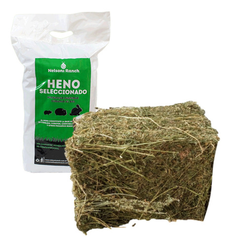 Alimento Cobayos Heno De Alfalfa X4kg  + Heno Pastura X1kg. 