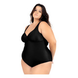 Maiô Body Moda Praia Natação Plus Size Disfarça Barriga