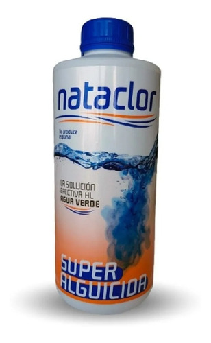 Alguicida Super Nataclor X Botella 1 Litro Pileta Piscina 