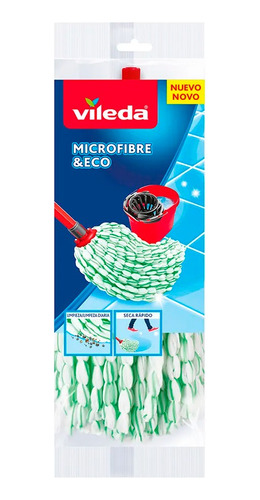 Vileda Microfibra Eco Repuesto Mopa Lampazo Limpieza 6c